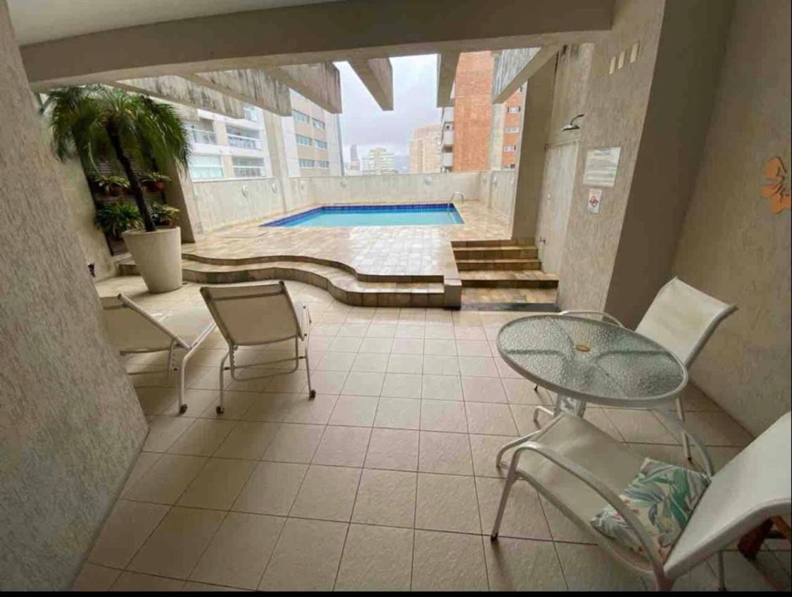 Flat Em Santos No Gonzaga A Tres Quadras Da Praia Exterior foto